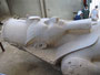 Ägypten. Die alte Hauptstadt Memphis. Die riesige Statue von Ramses II. liegt hier aufgebahrt. 