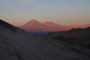 Chile. Das Valle de la Luna, das "Mondtal" in der Atacama. Die Atacamawüste ist eine der trockensten Landschaften der Erde. Es gibt hier Orte, an denen jahrzehntelang kein Regen registriert wurde.