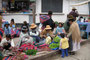 Bolivien. Das Dorf Copacabana am Titicacasee. Marktbesuch. 