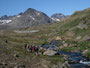 Grönland. An der Ostküste bei Tasiilaq findet man ein herrliches Wanderparadies während des kurzen arktischen Sommers.