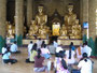 Myanmar. Hauptstadt Yangon. Die Shwedagon Pagode gilt als das Wahrzeichen des ganzen Landes.