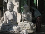 Myanmar. In der Stadt Mandalay. Das Handwerkerviertel. Hier werden Buddhafiguren aus feinem Marmor hergestellt.