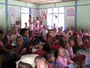 Myanmar. In der Stadt Sagaing. Besuch einer Klosterschule.