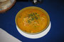 Chile. Einheimische Küche. Scharfe Gemüsesuppe.