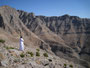Oman. Die Halbinsel Musandam. Der Jebel Harim ist mit seinen 2.087 m der höchste Berg von Musandam. 