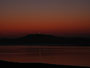Myanmar. Sonnenuntergang über dem Irrawaddy-Fluß.