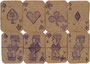 WW2 - Hand made playing Cards made by German soldiers held captive by US troops, 1944