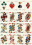 Playing cards featuring designs of Bolivian born artist Graciela Rodo Boulanger