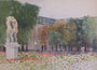 Paris, jardin de l'observatoire, 1959 (aquarelle, coll. part. MR)