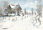 Landhaus im Winter, A4
