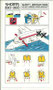 Unbekannte Airline, möglicherweise neutrale Hersteller-Safetycard