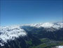 Vorne rechts Klosters, dahinter links Davoser See.