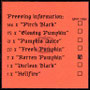 Keepin' Halloween - Bootleg - Rotten Pumpkin - Info Insert