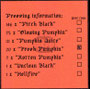 Keepin' Halloween - Bootleg - Fresh Pumpkin - Info Insert