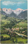Pians am Lattenbach im Stanzertal, Bezirk Landeck, Tirol gegen die Parseirerspitze (3.036 m.ü.A.) in den Lechtaler Alpen der Nördlichen Ostalpen. Photochromdruck 9 x 14 cm; Impressum: Purger & Co., München 1910.  Inv.-Nr. vu914pcd00383