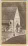Kirche St. Georgen in Obermais, Stadtgemeinde Meran. Albuminabzug auf Untersatzkarton 10,6 x 6.6 cm (Visitformat). Impressum: Josef Holzner, Meran nach 1892. vuVIS-00224