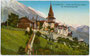 Hotel "Mariabrunn" auf der Hungerburg (Stadtgemeinde Innsbruck), Höhenstraße 120, abgebrannt 1931 und durch Neubau ersetzt worden. Photochromdruck 9 x 14 cm; Verlag K(arl). Redlich, Innsbruck, postal. befördert 1916.  Inv.-Nr. vu914pcd00073