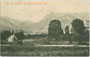 "Gut und Bräuhaus zur Kapelle, Kössen, Tirol". Lichtdruck 9 x 14 cm ohne Impressum, postalisch  befördert 1913.  Inv.-Nr. vu914ld00249