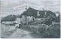 Ansitz Außerhof in St. Michael, Gemeinde Eppan im Überetsch, Gbz. Kaltern, Bzk. Bozen, Gefürst. Grafsch. Tirol (heute Auton. Prov. Bozen-Südtirol). Platinotypie 9 x 14 cm, Impressum: Joh(ann). F(ilibert). Amonn, Bozen 1906.  Inv.-Nr. vu914pt00001