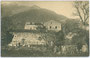Burg Auer in Dorf Tirol, 1849 bis 1919 Bezirk und Gerichtsbezirk Meran, Gefürst. Grafsch. Tirol (heute Autonome Provinz Bozen-Südtirol, Italien), Gesamtansicht. Gelatinesilberabzug 9 x 14 cm; F. PETER, Meran 1911.  Inv.-Nr. vu914gs00324