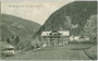 Bad Bachgart (heute psychosoziales Therapiezentrum) in Rodeneck im Pustertal, Gbz. und Bzk. Brixen (heute Bez.gem. Eisacktal, Südtirol). Lichtdruck 9 x 14 cm; Impressum: Rud(olf). Largajolli, Brixen am Eisack 1910.  Inv.-Nr. vu914ld00290