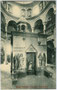 Außerkirchl in Innichen mit 1653 vom Jerusalempilger Georg Paprion gestifteter Heilig-Grab-Kapelle, Inneres mit Statuen der Bildhauerwerkstätten Schranzhofer und Fasching. Lichtdruck 9 x 14 cm; Ed. Photoglob, Zürich 1909.  Inv-Nr. vu914ld00292