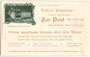 Simon Strasser's Gasthof ZUR POST in Zell am Ziller. Empfehlungskarte, Lichtdruck 9x14cm; L(orenz). Fränzl & Co., München um 1900. Inv.-Nr. vu914ld00053