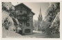 Kuranstalt Wiesenhof (nach Abbruch heute dort Bildungszentrum der Sicherheitsexekutive) und Martinskapelle in Absam, Gbz. Hall i.T., Bzk. Innsbruck-Land. Gelatinesilberabzug 9 x 14 cm; A. Stockhammer (1868-1929), Hall i.T.  Inv.-Nr. vu914gs01402