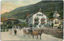 Postgasthof "z(um). Kassl" in Ötz, Gbz. Silz, Bzk. Imst, Gefürst. Grafsch. Tirol im Bauzustand vor dem Umbau zum Hotel im Heimatstil, um 1907. Photochromdruck 9 x 14 cm; Impressum: Gebr. Metz, Tübingen.  Inv.-Nr. vu914pcd00107