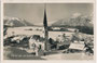 Vill - 1942 nach Innsbruck eingemeindet worden - an der Igler Straße mit Pfarrkirche zum Hl. Martin und Gasthof "zur Traube" von Südosten. Gelatinesilberabzug 9 x 14 cm ohne Urhebernachweis, um 1935.  Inv.-Nr. vu914gs01173