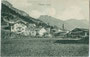 Pera mit Mariä-Verkündigung-Kirche, Fraktion Pozza di Fassa, Comune di San Giovanni, Gbz. Fassa, Bzk. Cavalese (1868-1919), heute Comun General de Fascia, Trentino. Lichtdruck 9 x 14 cm; Verlag Gasthof Rizzi, Pera um 1905.  Inv.-Nr. vu914ld00256