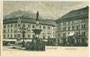 Margarethenplatz (benannt nach Margarethe von Tirol), heute Bozner Platz in Innsbruck mit Photoatelier von Fritz Gratl im Haus Nr. 1 (rechts im Bild). Lichtdruck 9 x 14 cm ohne Urhebernachweis, postalisch befördert 1909.  Inv.-Nr. vu914ld00238