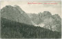 Die Serles der Stubaier Alpen vom Waldrastjöchl, Gemeinde Mühlbachl aus. Lichtdruck 9 x 14 cm; Impressum: Stengel & Co., Dresden 1905.  Inv.-Nr. vu914ld00225