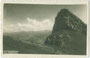 Der Sagzahn (2.228 m.ü.A.). im Rofan-Hauptkamm der Brandenberger Alpen im Gemeindegebiet von Münster, Bzk. Kufstein Tirol. Gelatinesilberabzug 9 x 14 cm ohne Impressum, um 1925.  Inv.-Nr. vu914gs00878