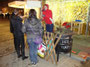 Maronibraterei beim Christkindlmarkt in der Maria-Theresien-Straße am 5. Jänner 2010. Digitalphoto;  Inv.-Nr. DSC00163
