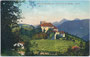 Burg Freudenstein (13. Jh.) in der Fraktion Berg, Gde. Eppan, Gbz. Kaltern, Bzk. Bozen, Gefürst. Grafsch. Tirol (heute Südtirol), von 1716 - 1918 Gräfl. Lodron'scher Besitz. Photochromdruck 9 x 14 cm; Verlag Joh. F. Amonn, Bozen 1911.  Inv.-Nr. vu914pcd00