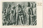 Relief am Denkmal für den Freiheitskämpfer Peter Mayr (1741–1806), Wirt an der Mahr bei Brixen (eingeweiht 1900) am Pfarrplatz in Bozen. Lichtdruck 9 x 14 cm; Impressum: R(udolf). Largajolli, Brixen 1910.  Inv.-Nr. vu914ld00214