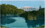 Der WOLFSGRUBENER SEE in Wolfsgruben, Gemeinde Ritten, Südtirol. Photochromdruck 9x14cm; Impressum: Joh(ann). F(ilibert). Amonn, Bozen um 1905.  Inv.-Nr. vu914pcd00226