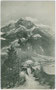 Telfes im Stubai mit Pfarrkirche zum Hl. Pankratius (1756 geweiht) gegen die Serles (2.717m) in den Stubaier Alpen. Lichtdruck 9x14cm; Verlag Max Löhrich, Innsbruck um 1907.  Inv.-Nr. vu914ld00158