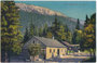 Gasthof "Fernpass" mit Dependance an der Fernpassstraße (B 179) auf dem Fernpass (1.202 m.ü.A.), Gemeinde Nassereith, Bzk. Imst, Tirol. Photochromdruck  9 x 14 cm; Impressum: Purger & Co., München um 1910.  Inv.-Nr. vu914pcd00348