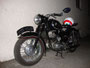 Motorrad Puch 125 SV (Schwingarm-Vollnabenbremsen), schwarz mit rot-weißer Linierung, hergestellt ab 1957 von der Steyr-Daimler-Puch AG in Graz-Thondorf. © Johann G.. Mairhofer 2013.