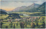 Brixlegg am Inn, Bzk. Kufstein, Tirol (1927 Markterhebung) von Nordosten gegen Karwendel und Rofan der Brandenberger Alpen. Photochromdruck 9 x 14 cm; Impressum: Wilhelm Stempfle, Innsbruck um 1910.  Inv.-Nr. vu914pcd00375