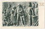 Relief am Denkmal für den Freiheitskämpfer Peter Mayr (1741–1806), Wirt an der Mahr bei Brixen am Eisack (eingeweiht 1900) am Pfarrplatz in Bozen. Lichtdruck 9 x 14 cm; Aufnahme: R(udolf). Largajolli, Brixen 1910.  Inv.-Nr. vu914ld00214