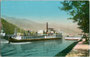 Dampfschiff „St. Benedikt“ der Achensee-Schifffahrt – in Dienst gestellt am 21. Juli 1889 - bei einem Anlegemanöver. Kombinationsfarbdruck 9 x 14 cm; Impressum: Ottmar Zieher, München um 1907.  Inv.-Nr. vu914kfd00041