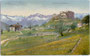 Fragsburg in Freiberg, Gde. Kastelbell (1928 mit Tschars fusioniert), Gbz. u. Bzk. Schlanders, Gefürst. Grafsch. Tirol, hte. Gde. Kastelbell-Tschars, Bez.gem. Vinschgau) . Photochromdruck 9 x 14 cm; Gebr. Baehrendt, Meran 1911.  Inv.-Nr. vu914pcd00039
