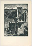 Burg Eppan. Holzschnitt 10 x 15 cm; Entw. Ragimund Reimesch (1903 Kronstadt/Siebenbürgen -1980 Seewalchen, OÖ). Vlg. V.D.A., "Volksbund für das Deutschtum im Ausland" (ab 1933) Wirtschaftsunternehmen Berlin um 1935.  Inv.-Nr. vu105hs00002