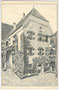 Hof vom Ansitz Schwanburg in Nals im Burggrafenamt, Ger.bzk. Lana, Bzk. Meran, Gefürst. Grafsch. Tirol (heute Autonome Provinz Bozen-Südtirol, Italien). Autotypie 9 x 14 cm; Selbstverlag der Tyrolia Druckanstalt, Bozen um 1905.  Inv.-Nr. vu914at00002