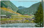 Gasthof „Zur Post – Praxmarer“ (heute Haus „Apart Praxmarer“) an der Venter Ache in Zwieselstein, Gemeinde Sölden im Ötztal, Gbz. Silz, Bzk. Imst, Tirol um 1910. Photochromdruck 9 x 14 cm; Impressum: G. Lampe, Innsbruck.  Inv.-Nr. vu914pcd00152