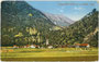 Längenfeld im Ötztal, Bezirk Imst, Tirol mit Pfarrkirche zur Hl. Katharina. Photochromdruck 9 x 14 cm; Impressum: Robert Warger, Innsbruck 1912.  Inv.-Nr. vu914pcd00298