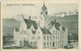 Handelsakademie Innsbruck, Schönherrstraße 41, Innsbruck-Saggen; errichtet 1904/06 im neogotischen Stil („Tiroler Gotik“) nach Plänen von Eduard Klingler und Arthur Ringler. Lichtdruck 9 x 14 cm; Verlag Stengel & Co., Dresden 1906. Inv.-Nr. vu914ld00291